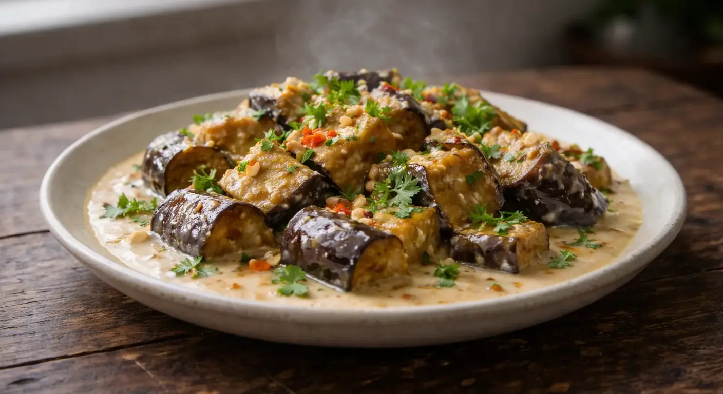 Eggplant with Coconut Cream
