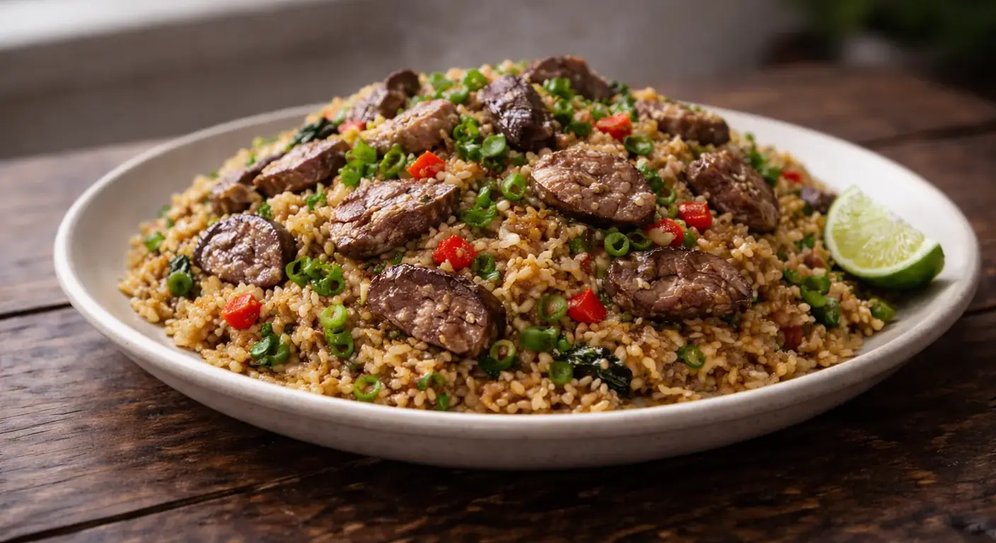 Fried Rice with Beef