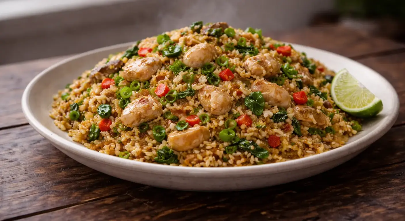 Fried Rice with Chicken