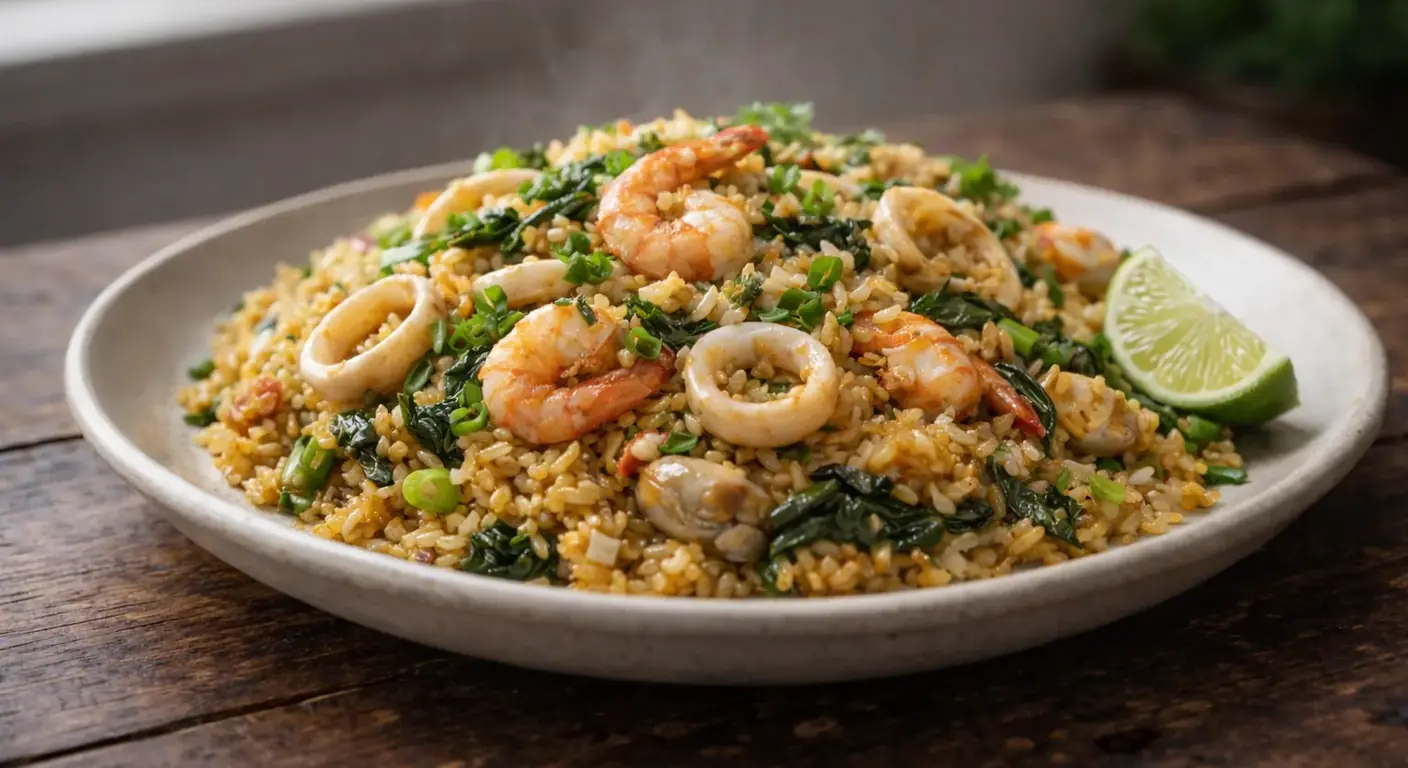 Fried Rice with Seafood