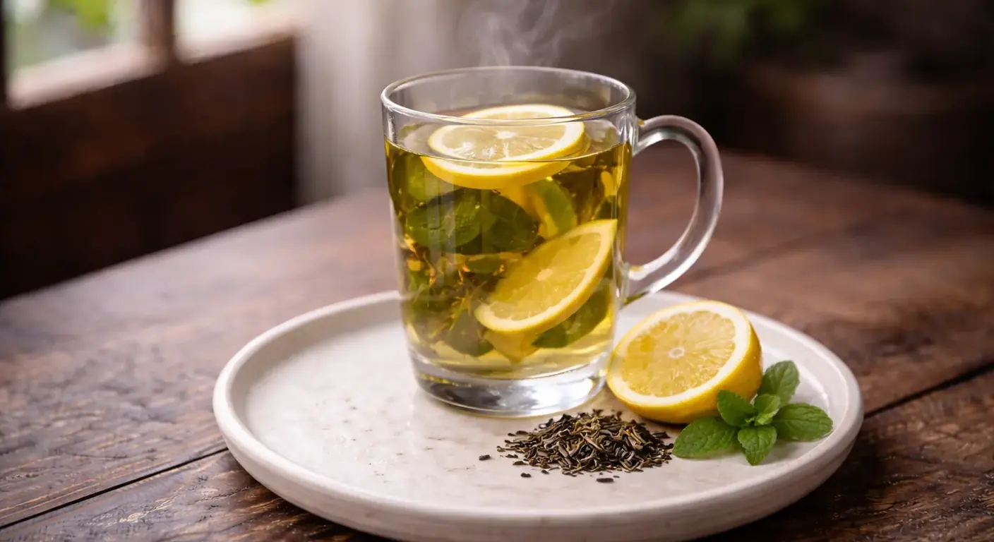 Green Tea with Lemon