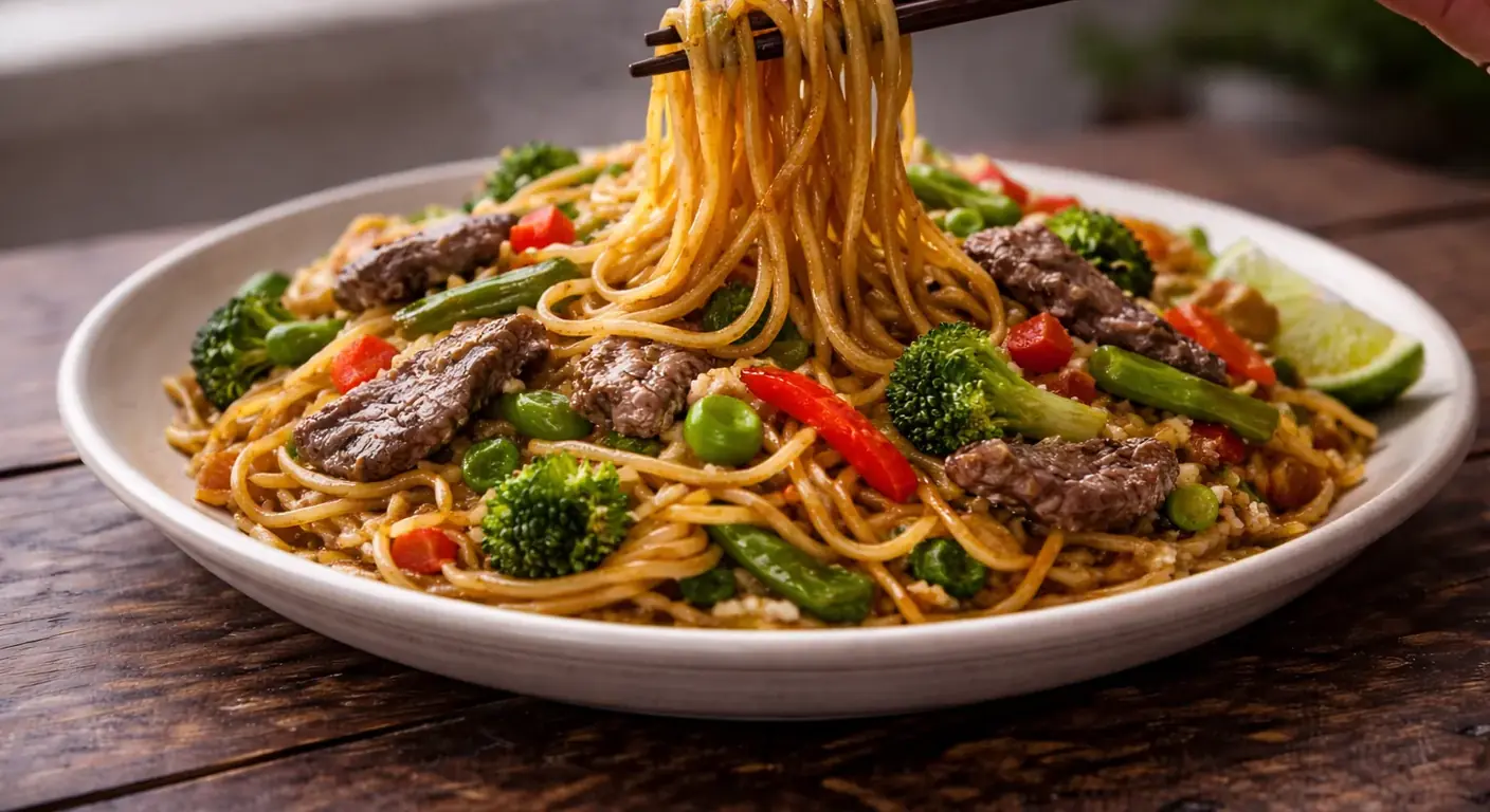 Noodles with Beef