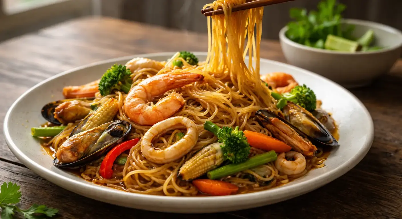 Noodles with Seafood