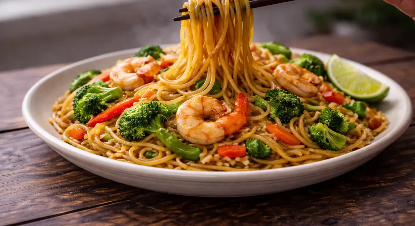 Noodles with Shrimp