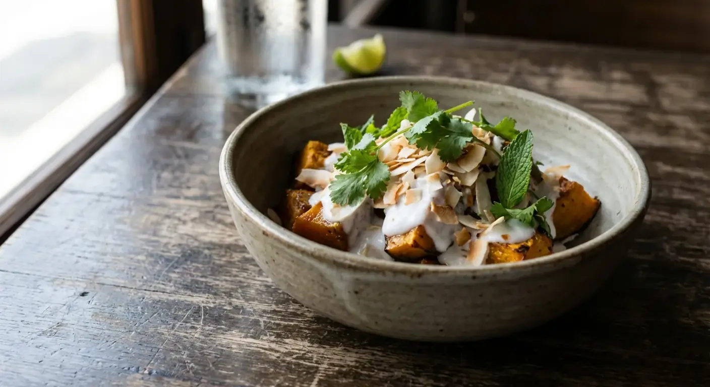 Pumpkin with Coconut Cream