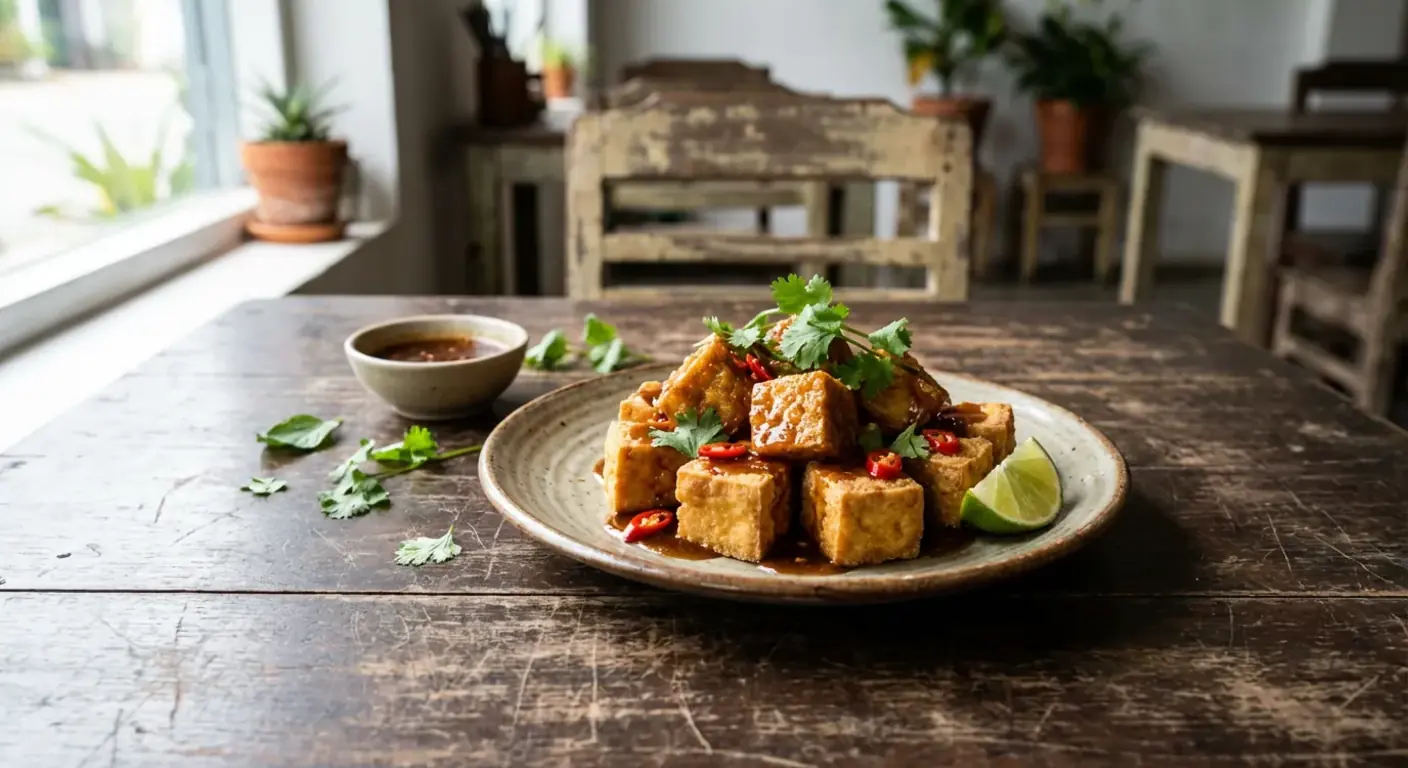Tofu with Tamarind Sauce